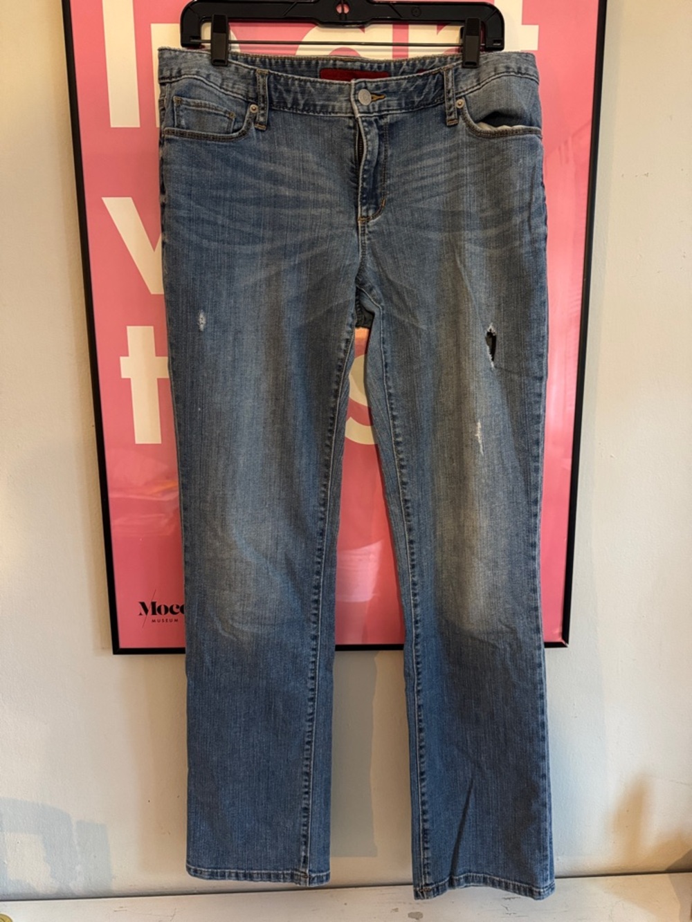 Banana Republic Medium Blue Straight-Leg Jeans